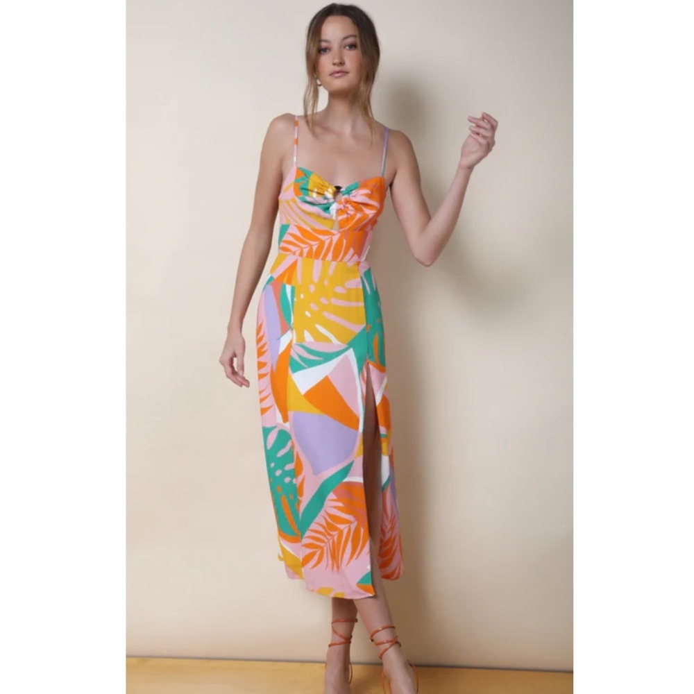 NWT Hutch Midi Dress with Slit
